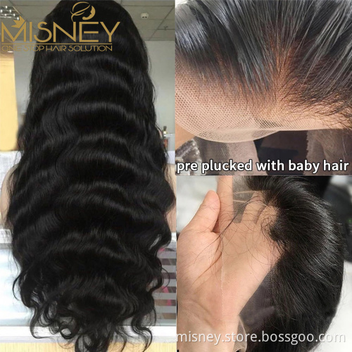 Transparent 13x4 Body Wave Lace Front Wig HD Lace Human Hair Wigs For Women Wet And Wavy Lace Front Wig 4x4 Closure Lace Frontal
